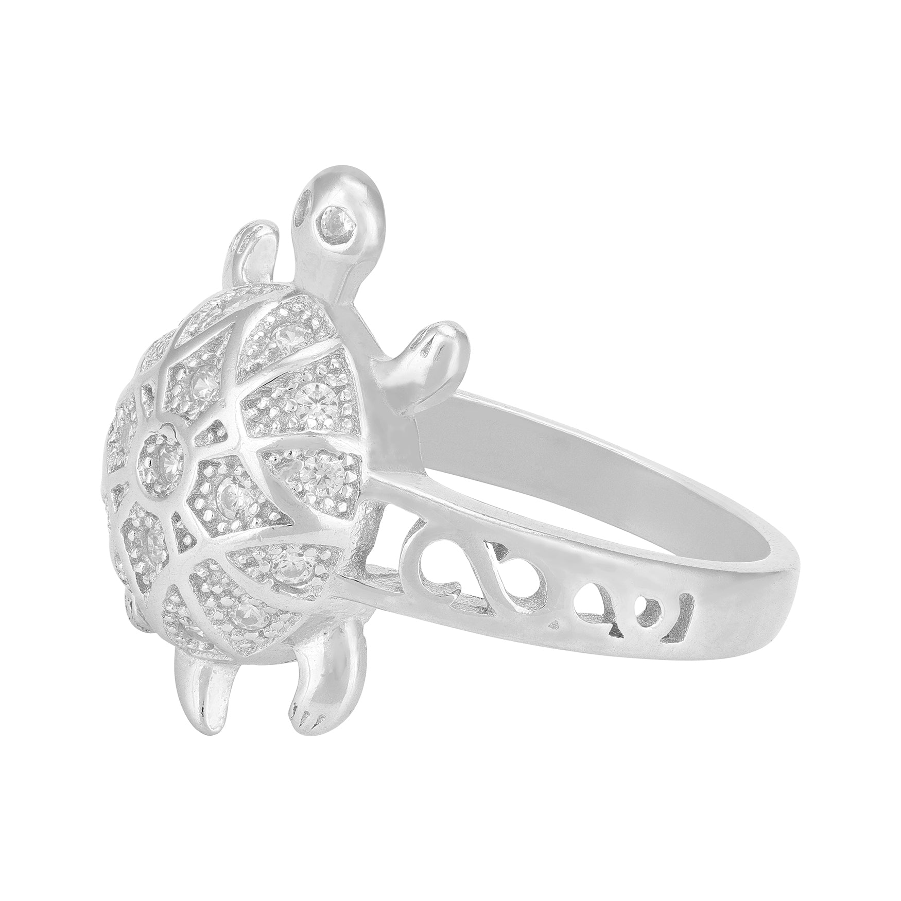 Intricate Mystic Turtle 925 Sterling Silver Rings For Men