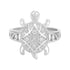 Intricate Mystic Turtle 925 Sterling Silver Rings For Men