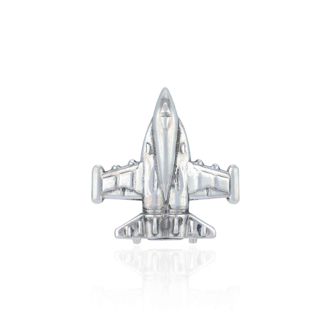 Jet 925 Sterling Silver miniature