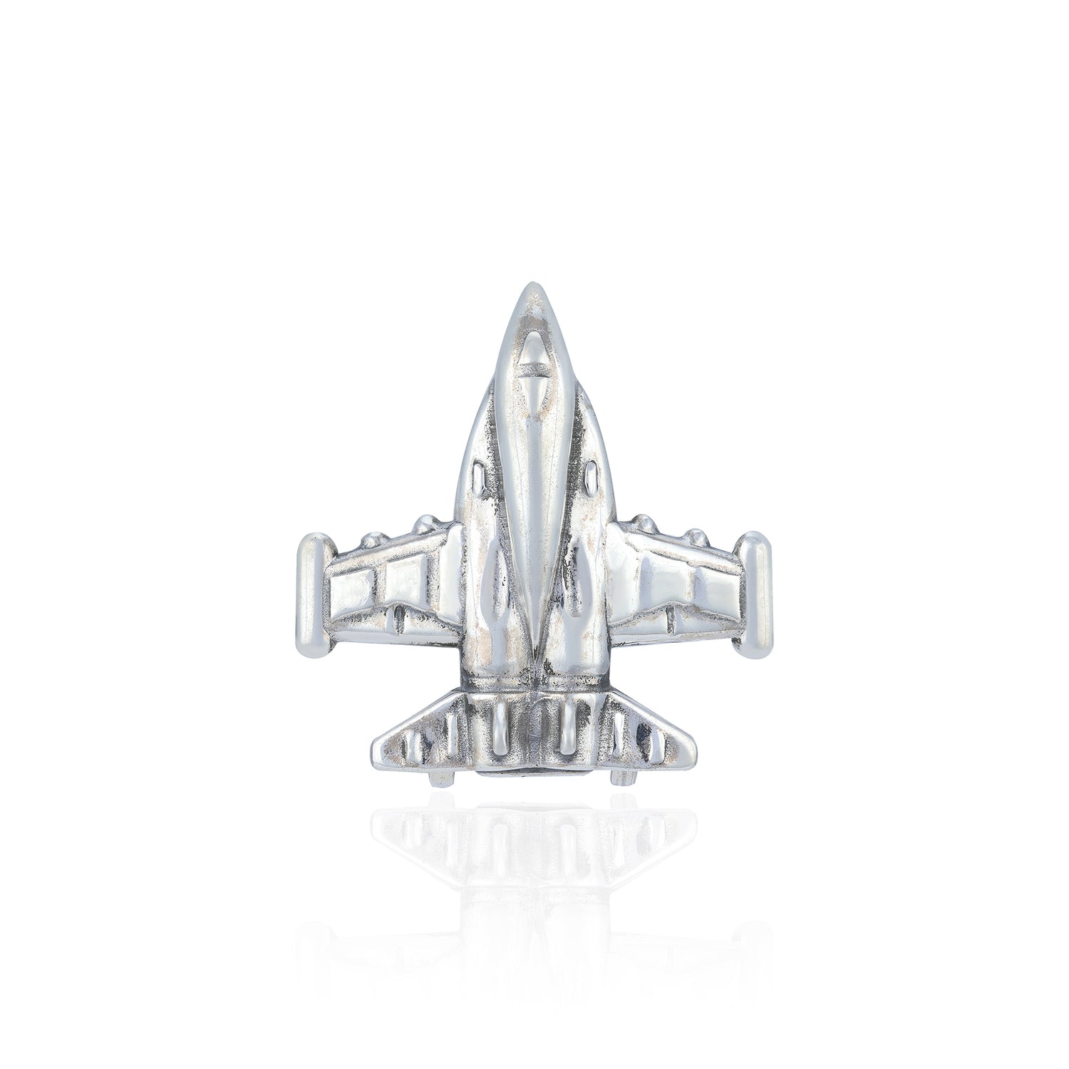Jet 925 Sterling Silver miniature