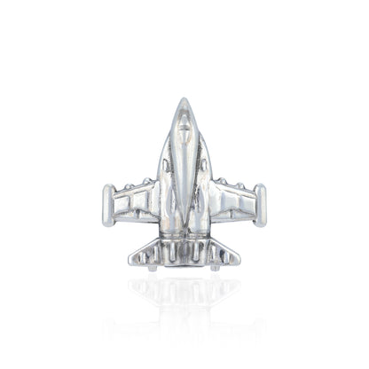 Jet 925 Sterling Silver miniature