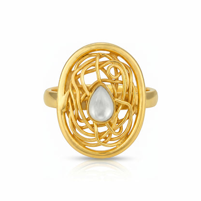 Knotted Elegance 925 Sterling Silver Fashion Ring