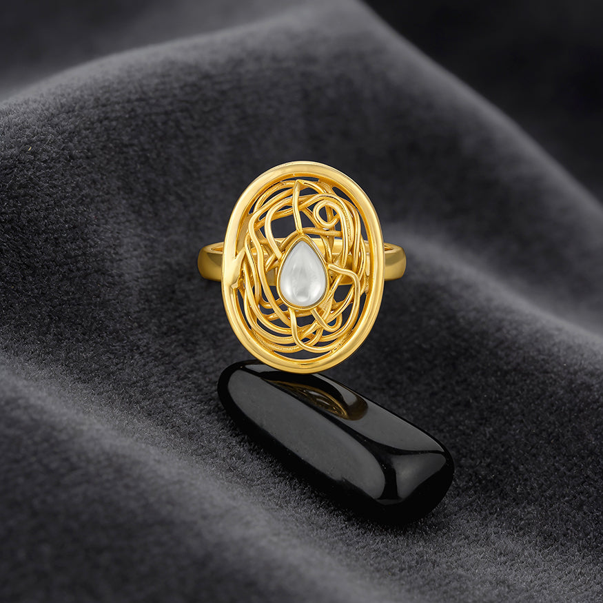 Knotted Elegance 925 Sterling Silver Fashion Ring