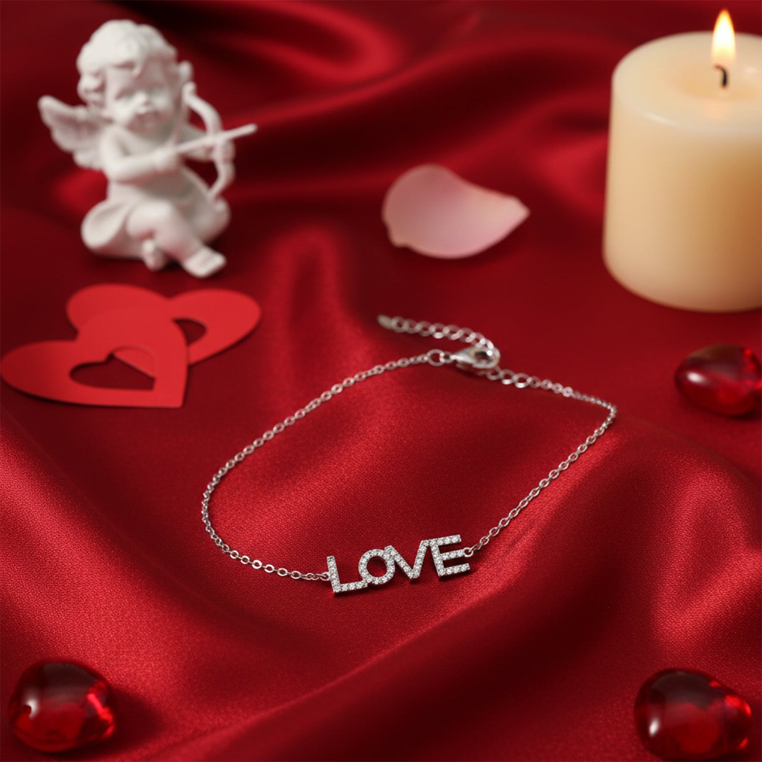 LOVE Signature Silver Bracelet