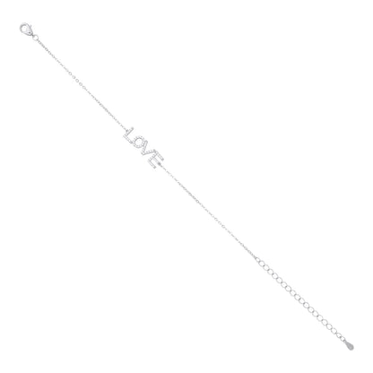 LOVE Signature Silver Bracelet