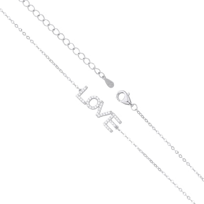 LOVE Signature Silver Bracelet
