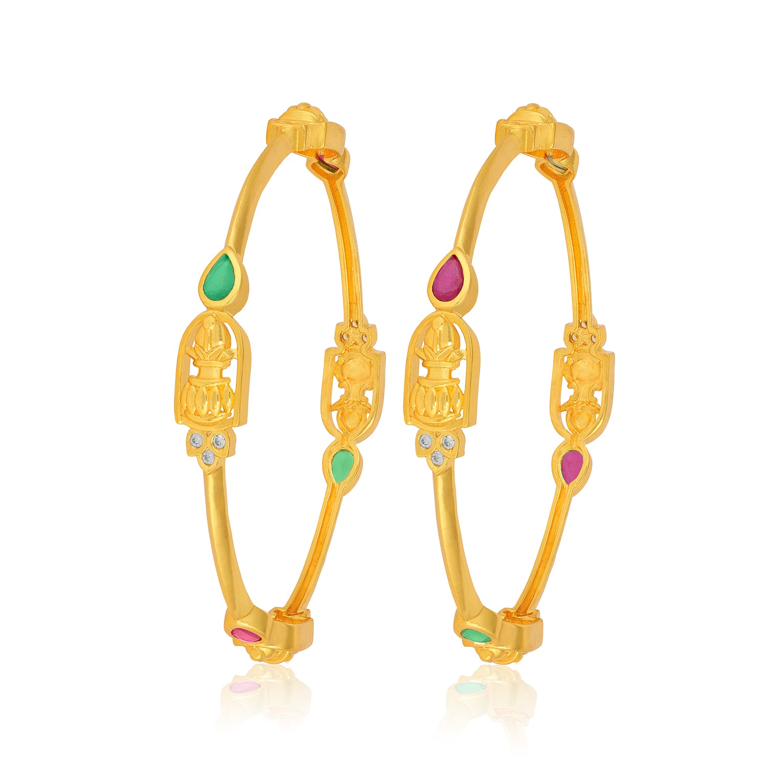 Lakshmi Green Elegance 925 Sterling  Bangle for Women