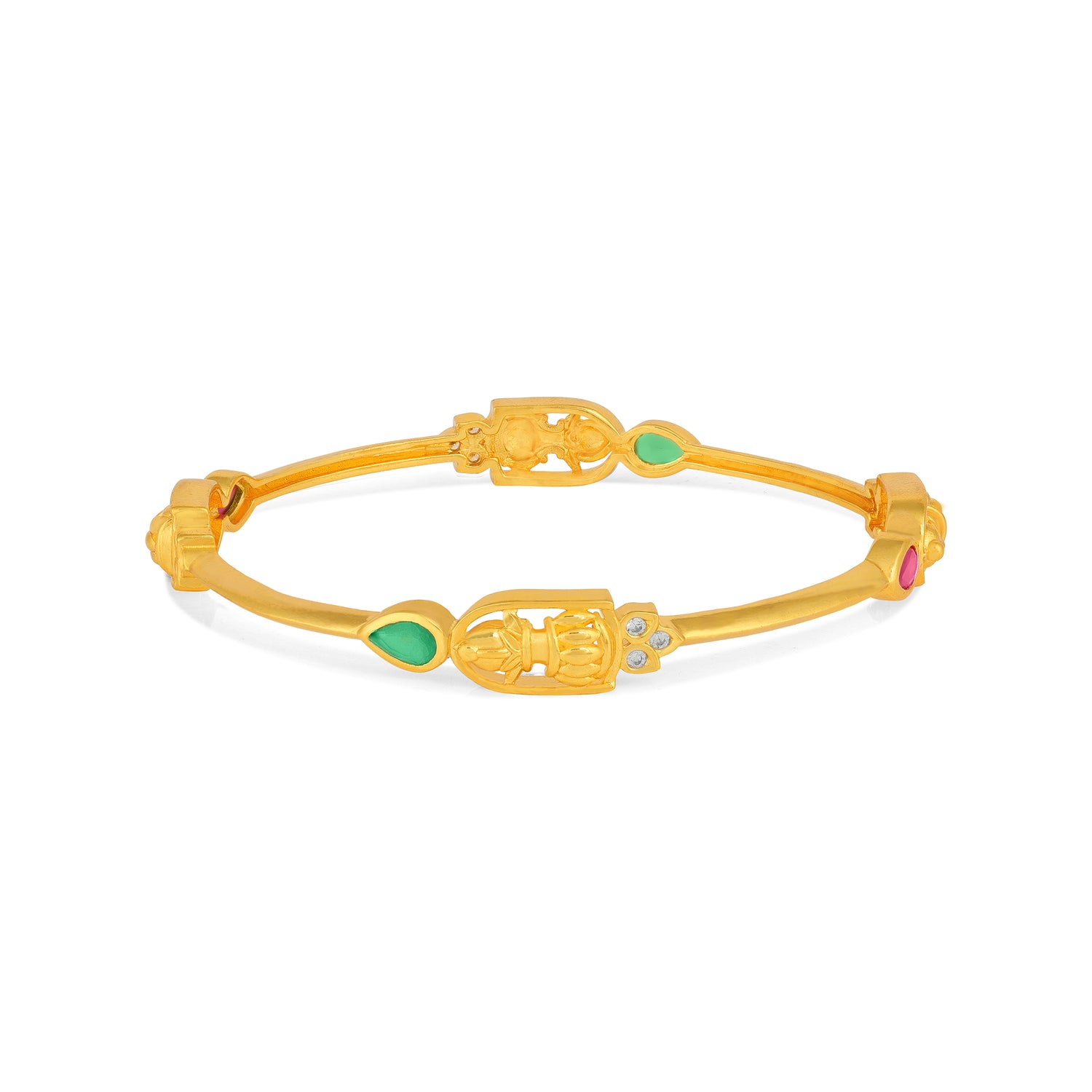 Lakshmi Green Elegance 925 Sterling  Bangle for Women