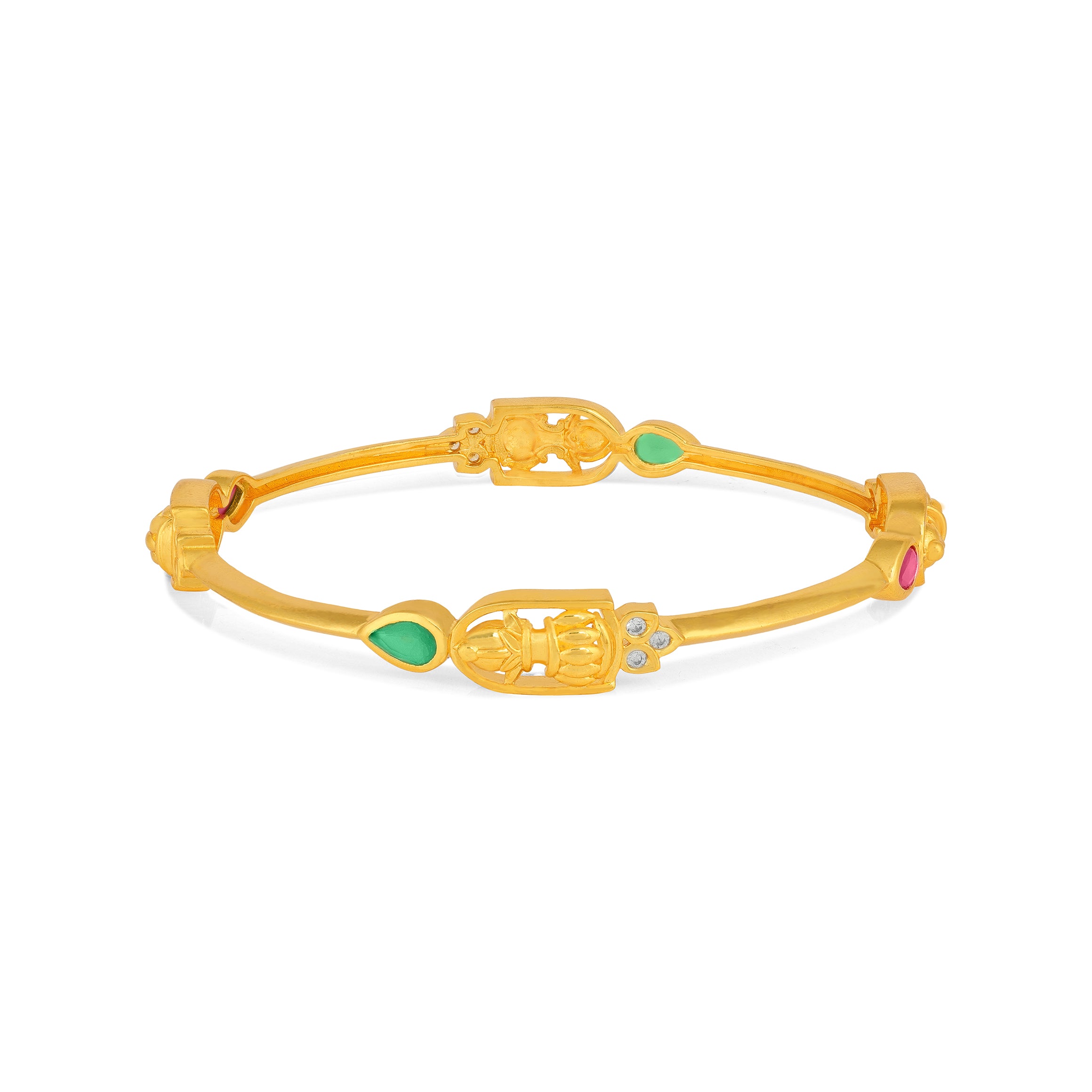 Lakshmi Green Elegance 925 Sterling  Bangle for Women