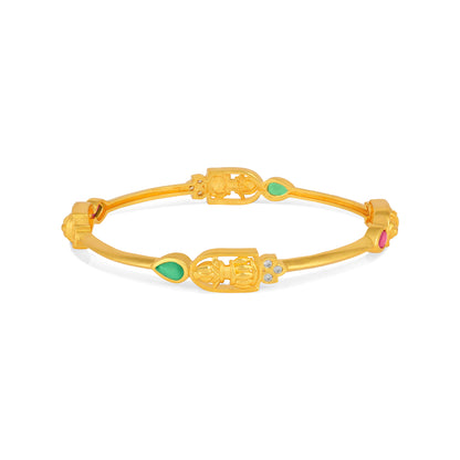 Lakshmi Green Elegance 925 Sterling  Bangle for Women