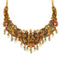 Lakshmi Vinayakar Inspired Nakshi Crafted Masterpiece Necklace