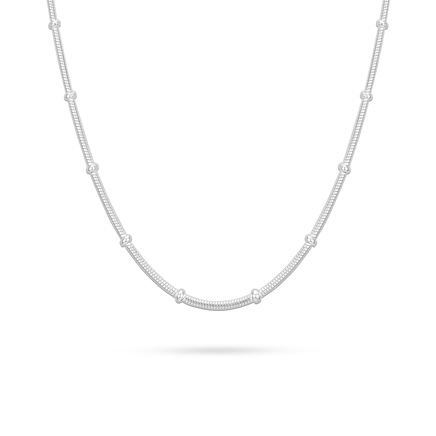 Layering 925 Sterling Silver Tiny Bead Chain for Women