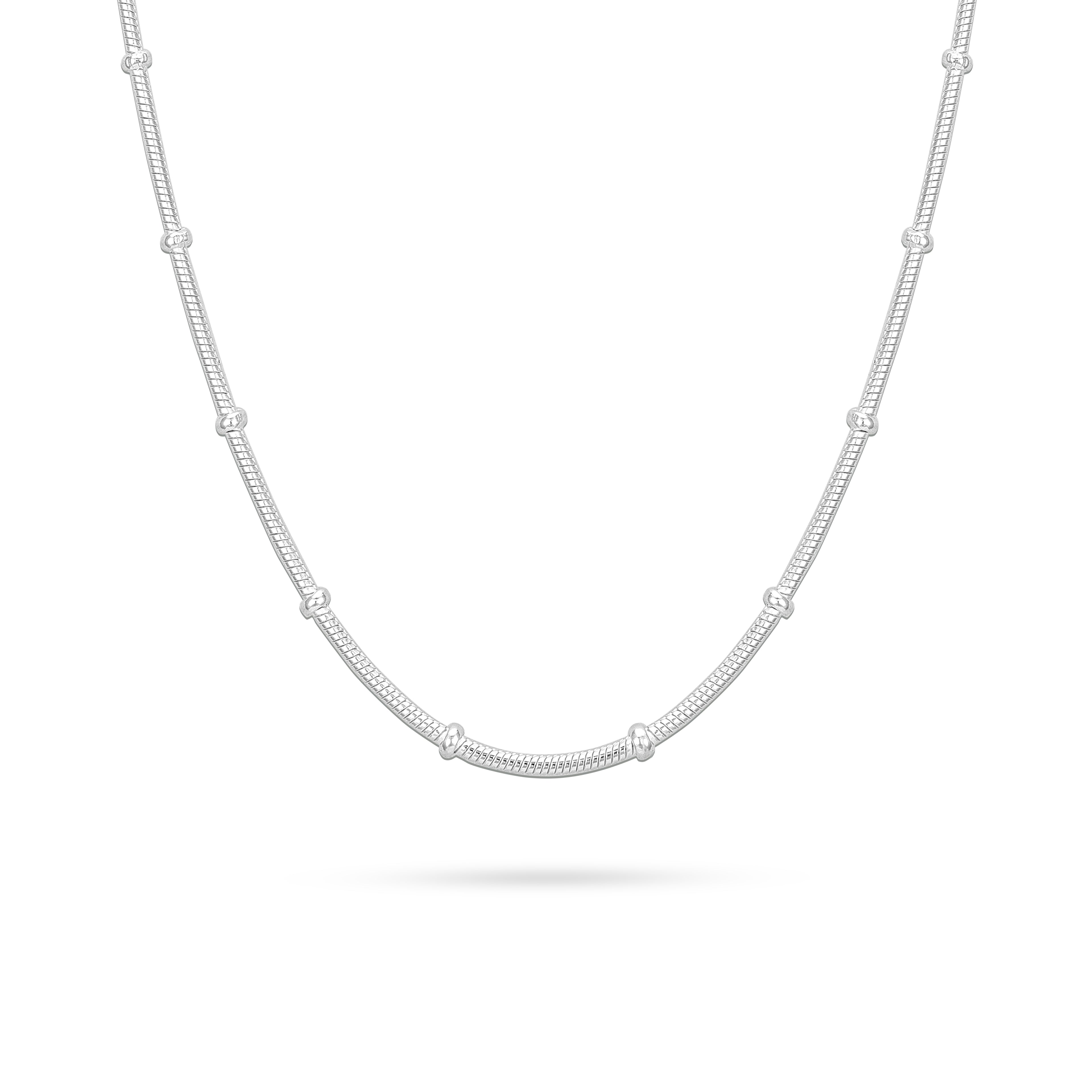 Layering 925 Sterling Silver Tiny Bead Chain for Women