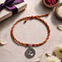 Libra Zodiac Silver Rakhi Pendant