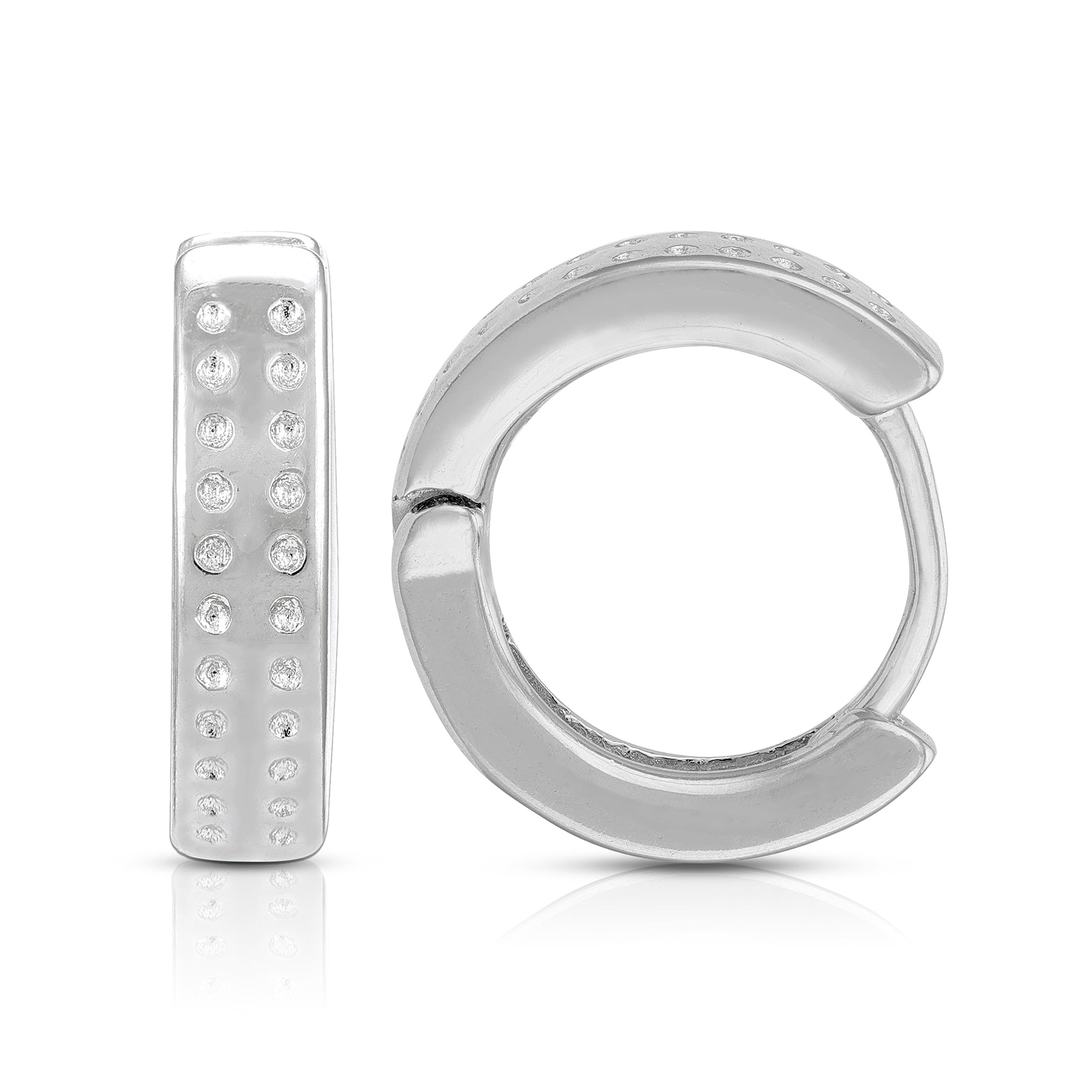 Curved Charm 925 Sterling Silver Dangle Earring for Women