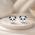Little Panda Charm 925 Sterling Silver Stud for Kids