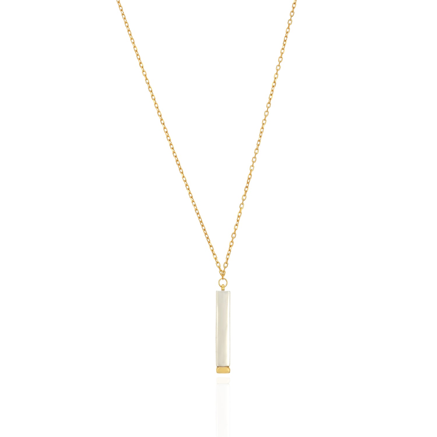 Lladro Twiggy Geometric Pendant Chain