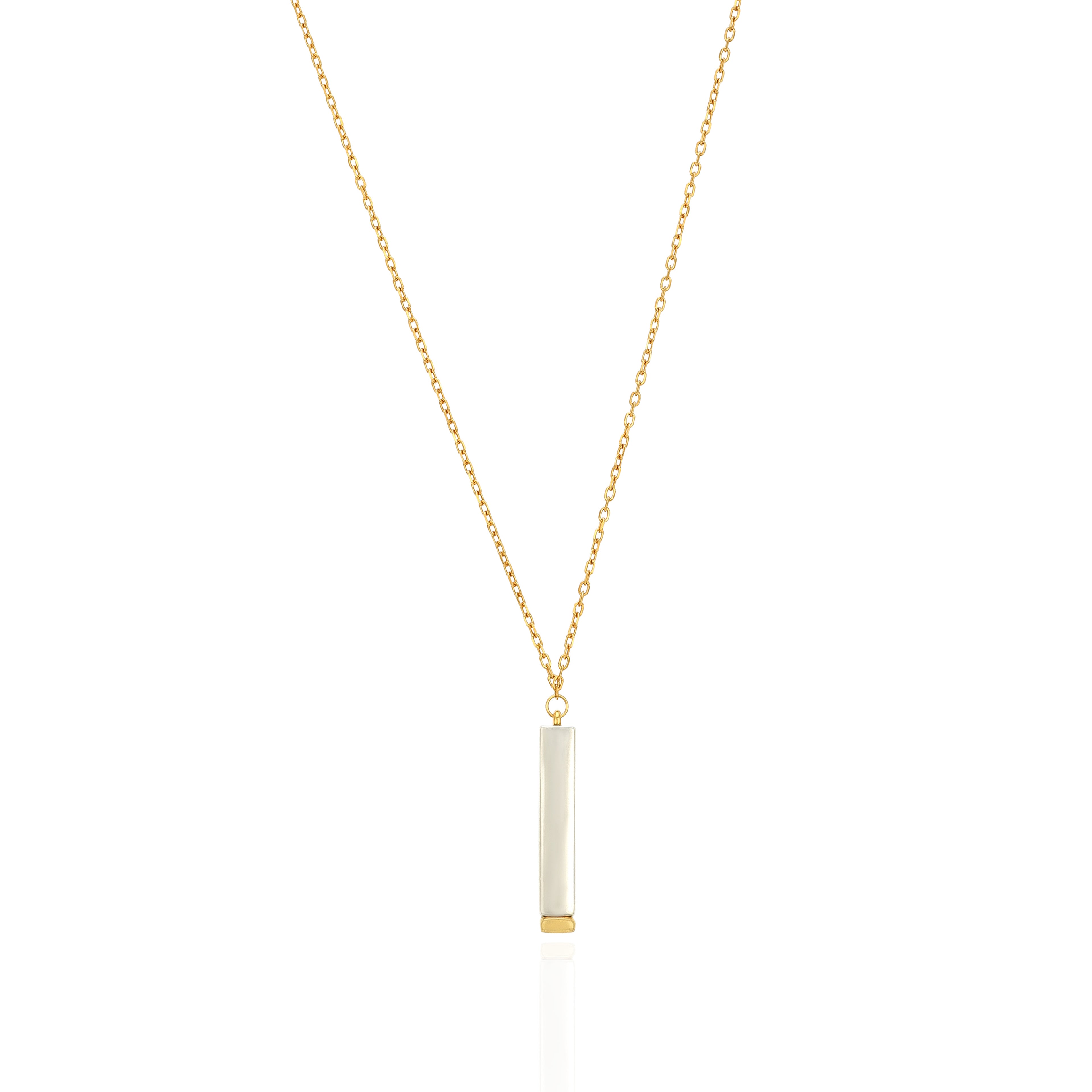 Lladro Twiggy Geometric Pendant Chain