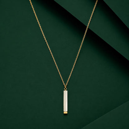 Lladro Twiggy Geometric Pendant Chain