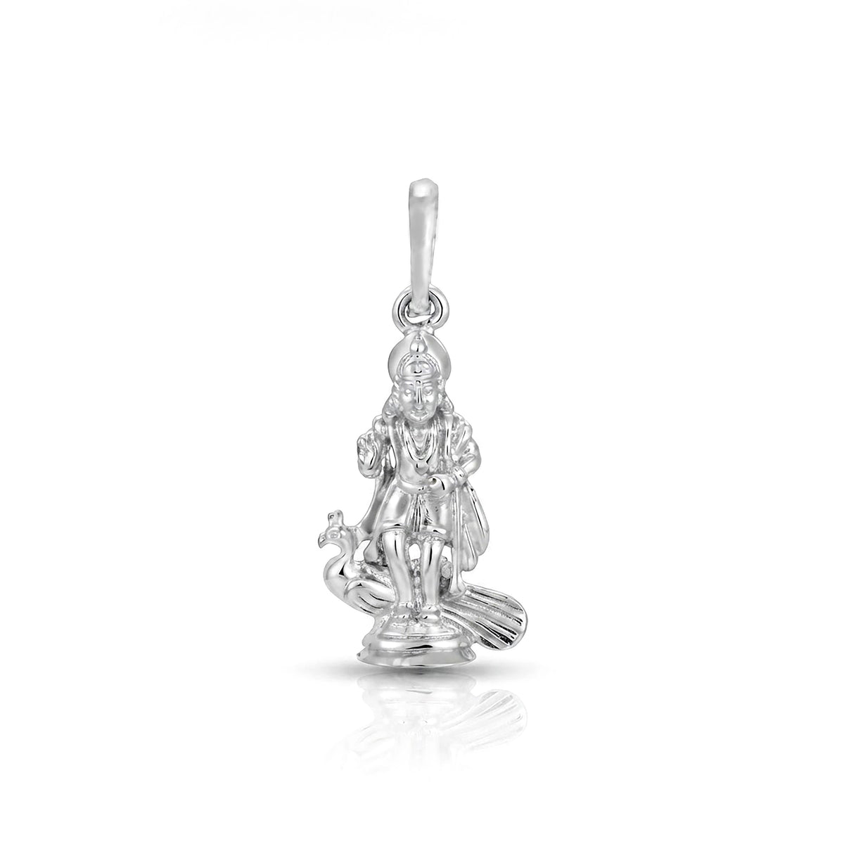 Lord Murugan-Silver Pendant