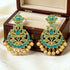 Lotus Turquoise 925 Sterling Silver Golden Drop Earring