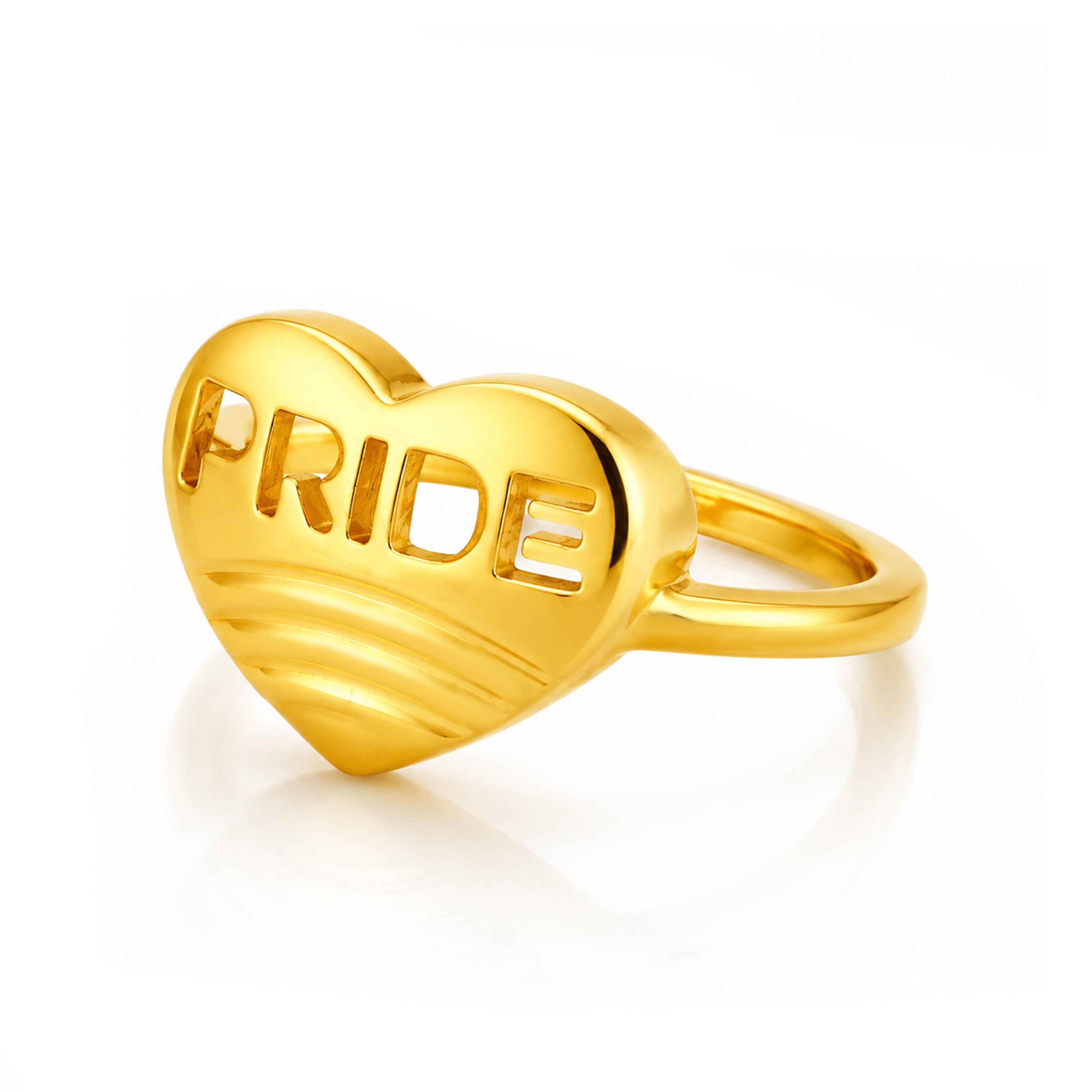 Love Pride Heart 925 Sterling Silver Designer Ring