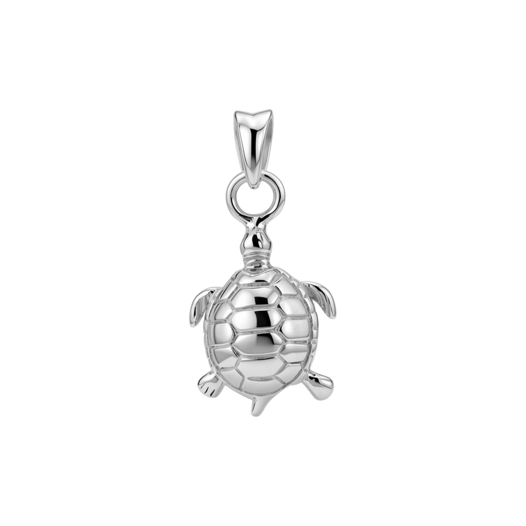 Lucky Turtle 925 Sterling Silver Ocean Charm Pendant for Women