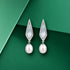 Luminous Pearl Drop 925 Sterling Silver Earrings for Women