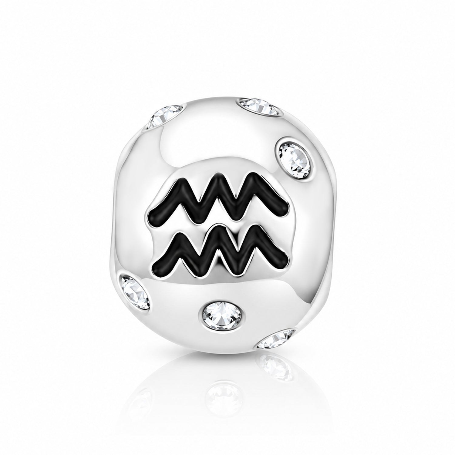 Luminous Zodiac Glow 925 Sterling Silver Charms