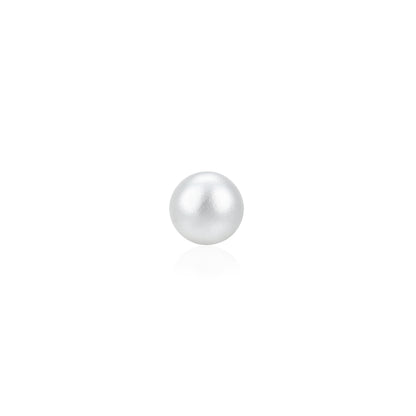 Luminous Classic Pearl Silver Nose Pin