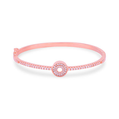 Luminous Crystal Element 925 Sterling Silver Kada for women