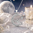 Luminous Fairy Moon Sparkle 925 Sterling Silver Pendant for women