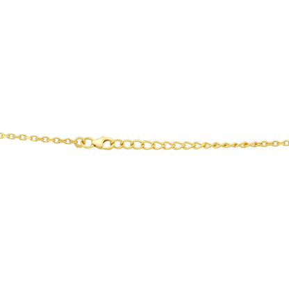 Luminous Floral Blossom Golden Sculpted Designer Pendant Chain