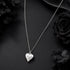 Luminous Heart Crystal Silver Minimal Designer Pendant Chain