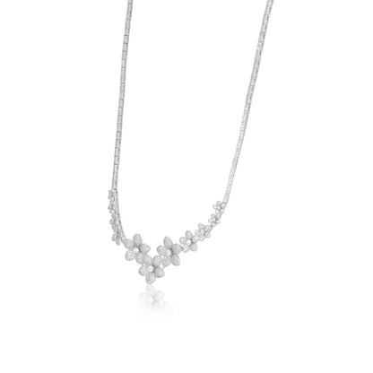 Luminous White Petal Enchantment Necklace 