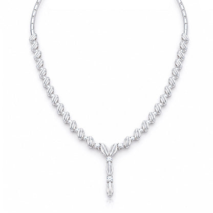 Luna Grace Silver Pendant Necklace