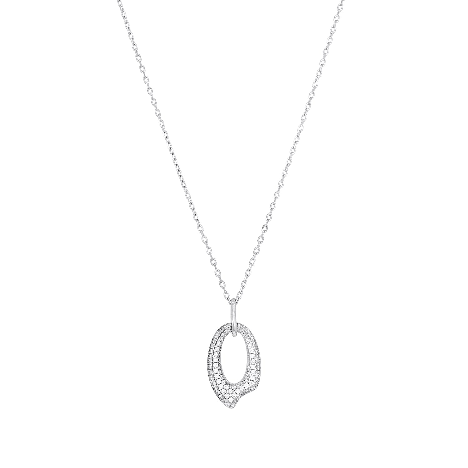 Lustra Halo 925 Silver Pendant Chain