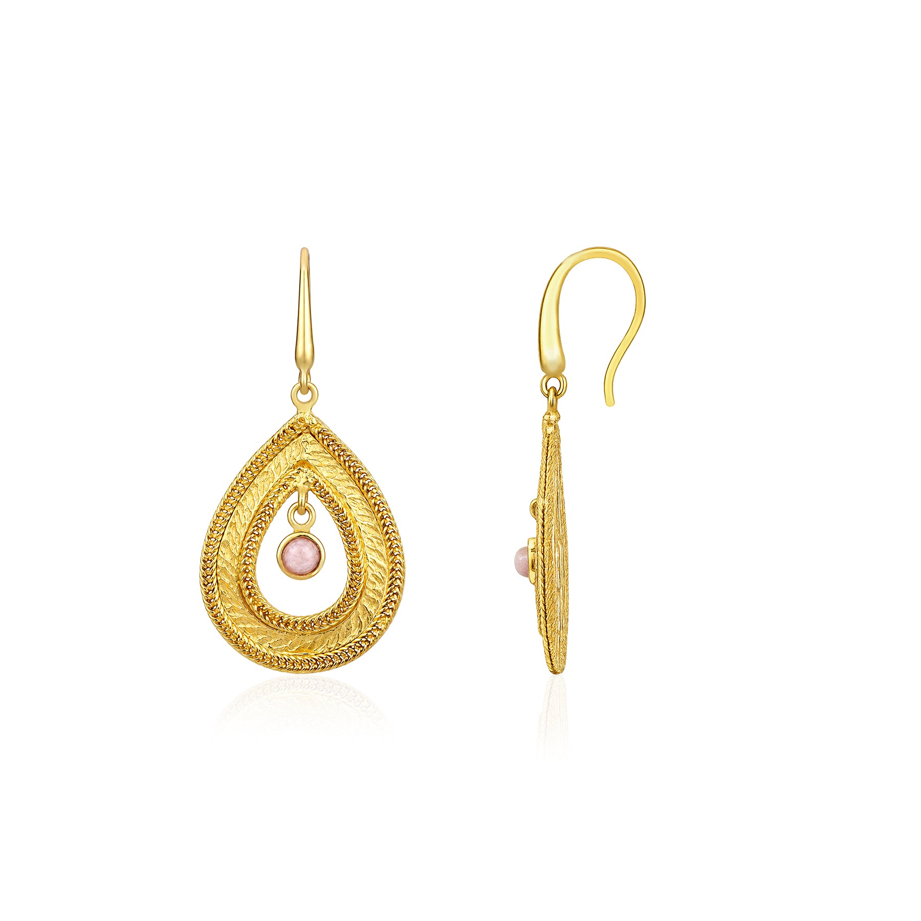 Lustrous Petal 925 Sterling Silver Contemporary Designer Earring