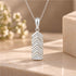 Luxe Arrowline Sparkle Silver Pendant