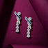 Luxurious Sapphire Cascade 925 Sterling Silver Earrings for Women