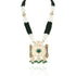 Luxurious Pearl Green Necklace with 925 Sterling Silver for Women