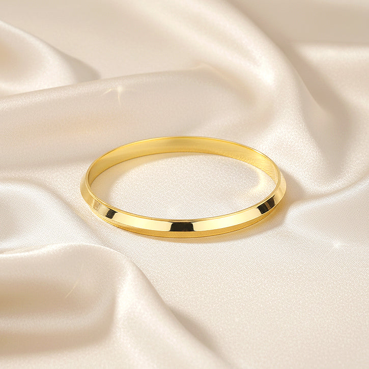  Luxurious Punjab Kada 925 Sterling Silver Bracelet Gold Plated for Men