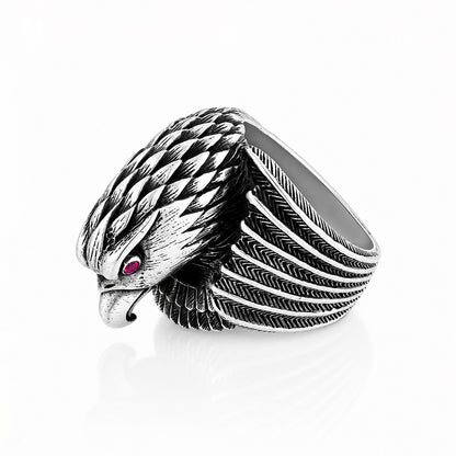 Majestic Eagle Wings 925 Sterling Silver Ring