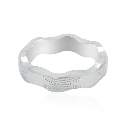 Majestic Bow Pattern 925 Sterling Silver Ring for Women