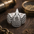 Majestic Eagle 925 Sterling Silver Ring for Men