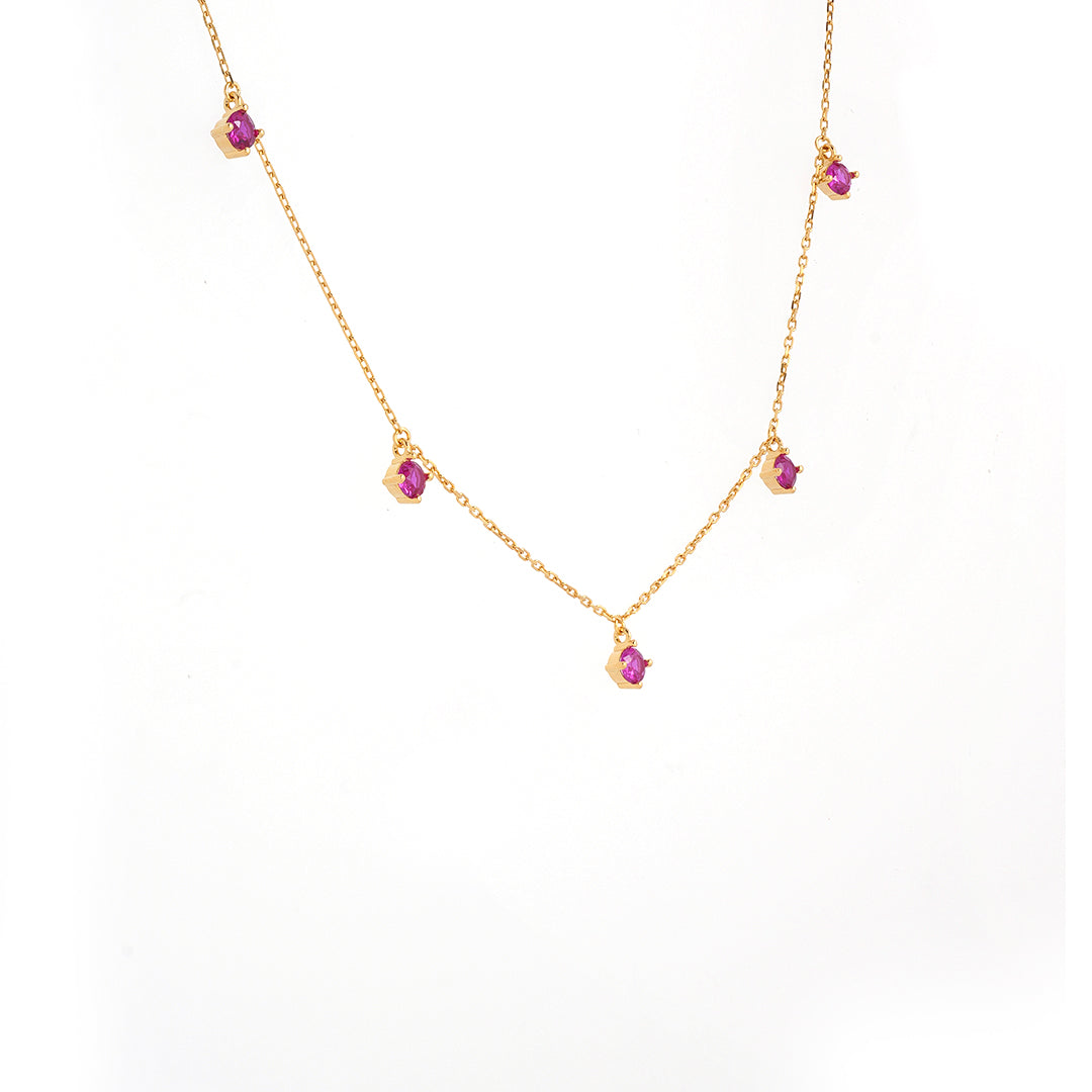 Majestic Magenta Necklace Online