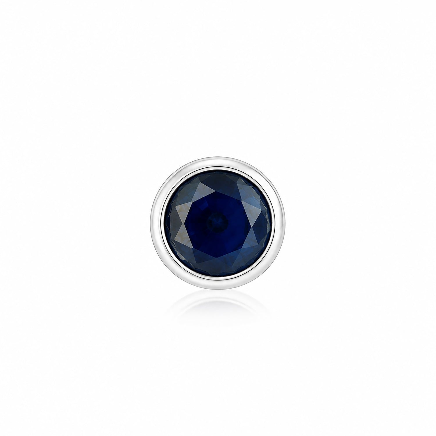 Majestic Midnight Blue 925 Sterling Silver Statement Nosepin