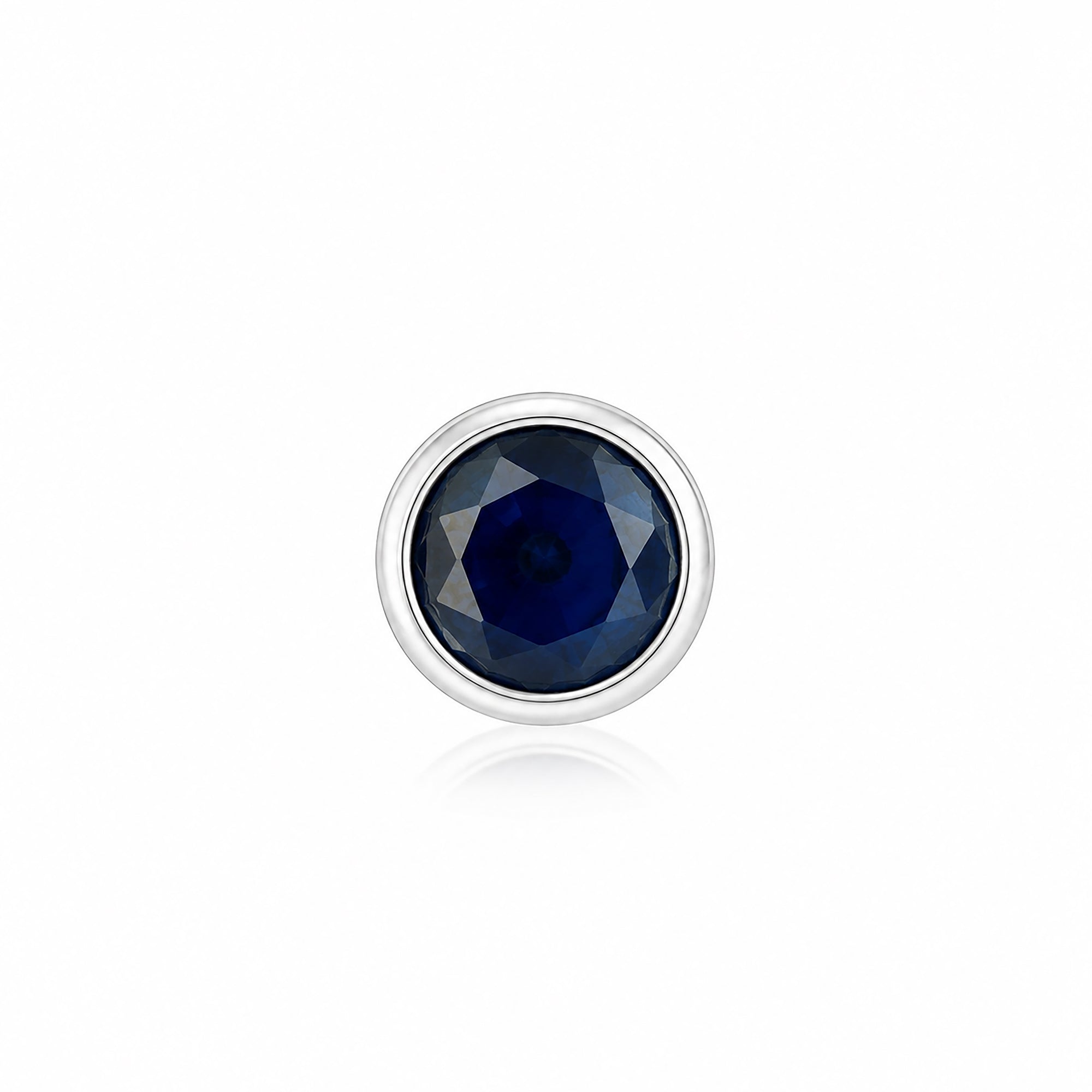 Majestic Midnight Blue 925 Sterling Silver Statement Nosepin