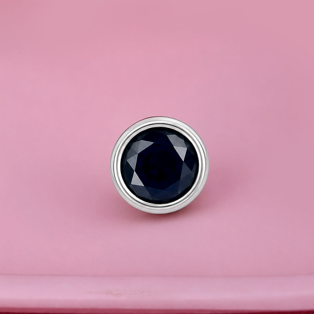 Majestic Midnight Blue 925 Sterling Silver Statement Nosepin
