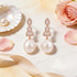 Majestic Pearl 925 Sterling Silver Floral Dangle Earrings